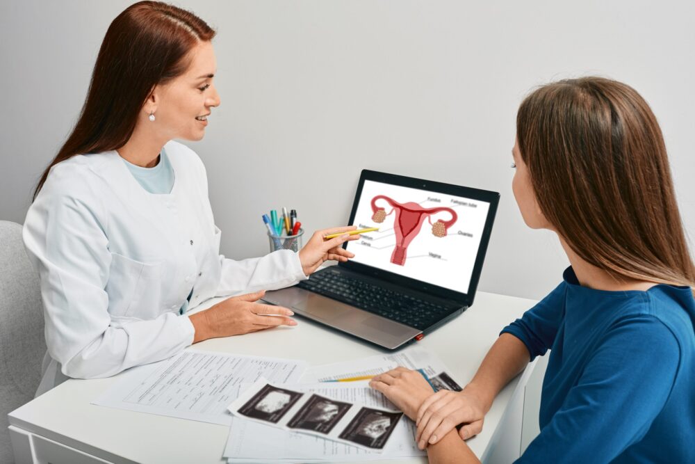 Gynecologist,Consultation,For,Young,Woman,Patient.,Women,Health,Treatment,And